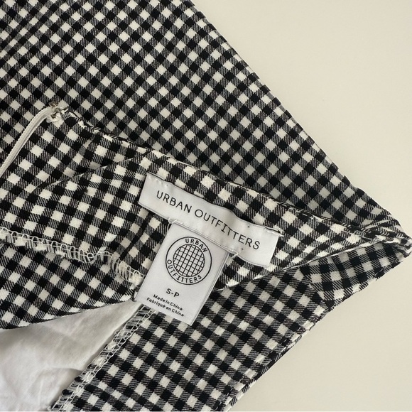 Urban Outfitters Womens Mini Skirt Size S Black White Gingham Plaid Preppy Y2K - Picture 10 of 10